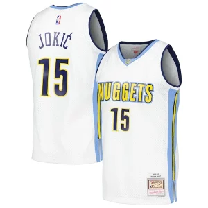 Nikola Jokic Moderne Denver Nuggets 2016/17 Throwback Swingman Jersey White