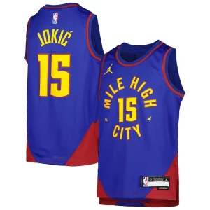 Nikola Personalisable Jokic Denver Nuggets Jordan Brand Youth Swingman Jersey Statement Edition Blue