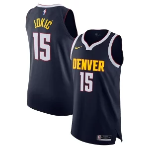 Nikola Jokic Denver Élégant Nuggets Nike Authentic Jersey Icon Edition Navy