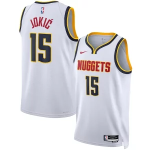 Nikola Jokic Denver Nuggets Unique Nike Unisex Swingman Jersey Association Edition White/Navy
