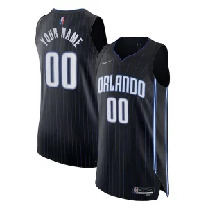Orlando Magic Nike 2021/22 Magnifique Diamond Authentic Custom Jersey Icon Edition Black