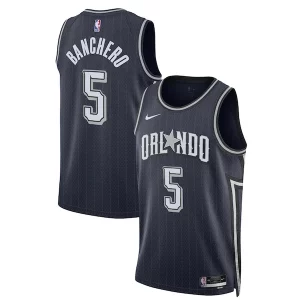 Paolo Banchero Commémoratif Orlando Magic Nike Unisex 2023/24 Swingman Jersey Navy City Edition
