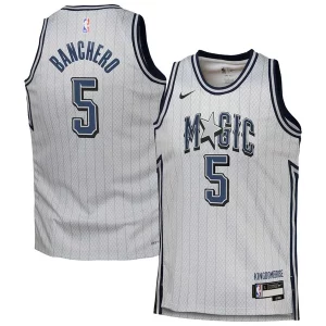 Paolo Banchero Orlando Magic Nike Youth 2024/25 Prime Swingman Player Jersey City Edition Silver