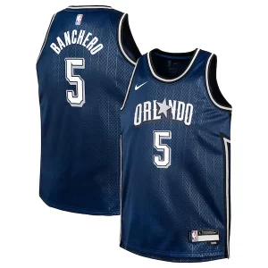 Paolo Banchero Orlando Magic Nike Youth Swingman Replica Jersey City Edition Navy Unique
