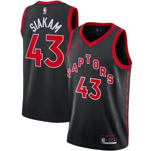 Pascal Charming Siakam Toronto Raptors Jordan Brand 2020/21 Swingman Jersey Statement Edition Black