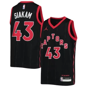 Pascal Siakam Toronto Superbe Raptors Jordan Brand Youth 2020/21 Swingman Jersey Statement Edition Black
