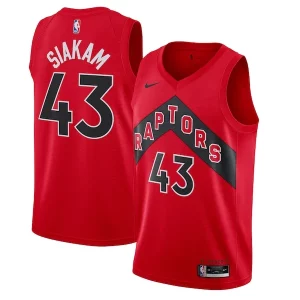 Pascal Siakam Toronto Raptors Nike 2020/21 Icon Personalisable Swingman Jersey Red