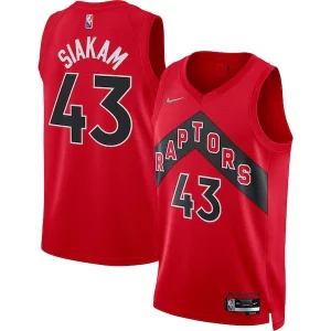 Pascal Siakam Toronto Raptors Nike Personalisable 2021/22 Diamond Swingman Jersey Icon Edition Red