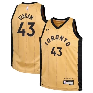 Pascal Siakam Toronto Raptors Gracieux Nike Youth Swingman Replica Jersey City Edition Gold