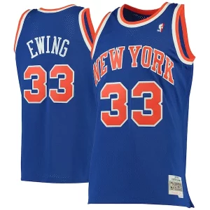 Patrick Ewing New York Knicks 1991/92 Hardwood Classics Swingman Jersey Luxueux Blue