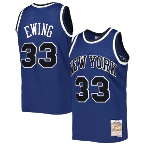 Patrick Ewing New Uniques York Knicks 1997/98 Hardwood Classics Off Court Swingman Jersey Blue