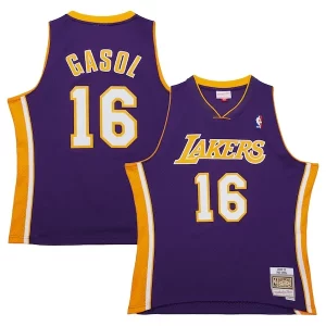 Pau Gasol Los Angeles Lakers 2009/10 Hardwood Prime Classics Swingman Jersey Purple