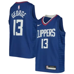Paul Commémoratif George LA Clippers Nike Youth Swingman Jersey Icon Edition Royal