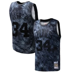 Paul Pierce Boston Celtics Hardwood Classics 2007/08 Tie Collectible Dye Swingman Jersey Black
