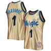 Penny Hardaway Orlando Magic 75th Anniversary 1993/94 Hardwood Tendance Classics Swingman Jersey Gold