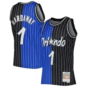 Penny Exquisite Hardaway Orlando Magic Hardwood Classics 1994/95 Split Swingman Jersey Blue/Black