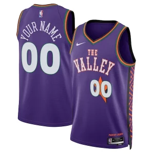 Phoenix Suns Nike Unisex 2024/25 Custom Swingman Jersey City Edition Purple Gracieux