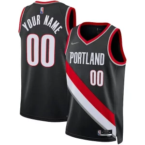 Portland Trail Luxueux Blazers Nike 2021/22 Diamond Swingman Custom Jersey Icon Edition Black