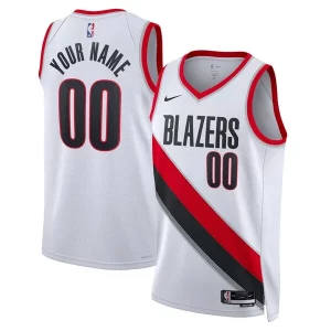 Portland Trail Blazers Nike Unisex Confortable Swingman Custom Jersey White Association Edition