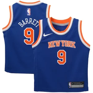 RJ Barrett New York Knicks Nike Preschool Swingman Player Splendide Jersey Icon Edition Blue