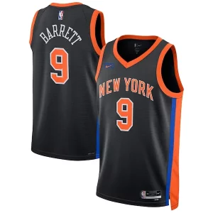 RJ Barrett New York Knicks Nike Unisex 2022/23 Swingman Jersey City Unique Edition Black