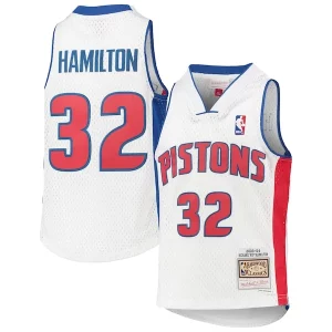 Richard Hamilton Detroit Premium Pistons Youth 2003/04 Hardwood Classics Swingman Jersey White