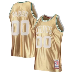 Robert Parish Prime Boston Celtics 75th Anniversary 1985/86 Hardwood Classics Swingman Jersey Gold