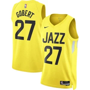 Rudy Admirable Gobert Utah Jazz Nike Unisex Swingman Jersey Icon Edition Gold