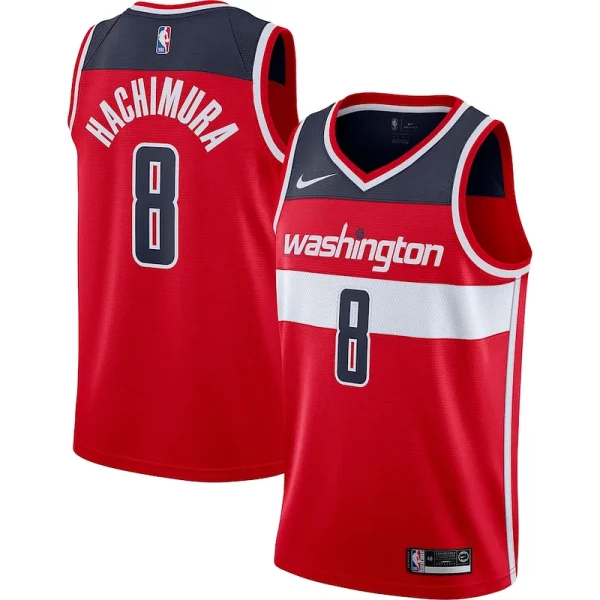 Rui Hachimura Washington Wizards Gracieux Nike Swingman Jersey Red