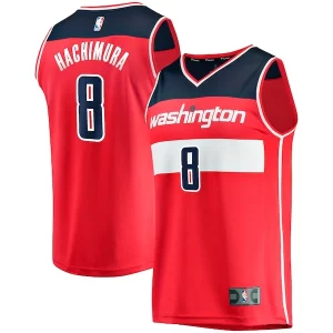 Rui Hachimura Washington Wizards Replica Fast Break Magnifique Jersey Red Icon Edition