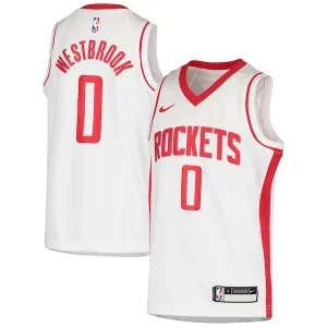 Russell Westbrook Houston Rockets Nike Youth Swingman Jersey Collectible Association Edition White