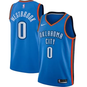 Russell Westbrook Oklahoma City Thunder Nike Swingman Player Jersey Icon Edition Moderne Blue