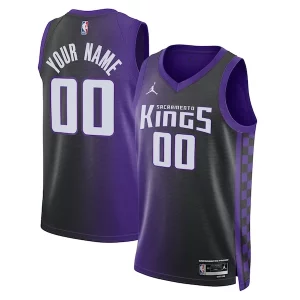 Sacramento Kings Jordan Brand Unisex Swingman Custom Jersey Statement Edition Superbe Purple