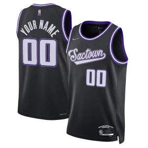 Sacramento Authentique Kings Nike 2021/22 Swingman Custom Jersey City Edition Black