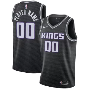 Sacramento Kings Nike Swingman Custom Jersey Black Gracieux Statement Edition