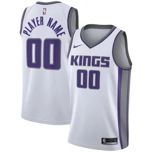 Sacramento Kings Nike Élégant Swingman Custom Jersey White Association Edition