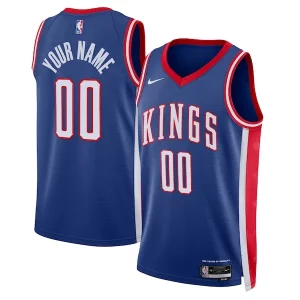 Sacramento Kings Nike Unisex 2024/25 Custom Swingman Jersey Dashing City Edition Blue
