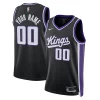 Sacramento Kings Nike Unisex Swingman Custom Jersey Icon Edition Magnifique Black
