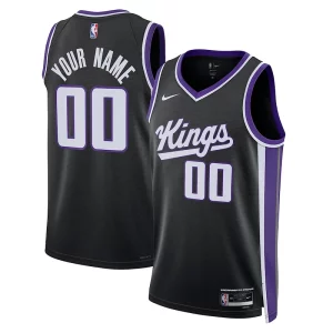Sacramento Kings Nike Unisex Swingman Custom Jersey Icon Edition Magnifique Black