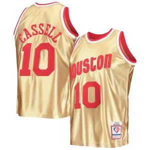 Sam Cassell Houston Rockets 75th Anniversary 1993/94 Hardwood Classics Swingman Admirable Jersey Gold