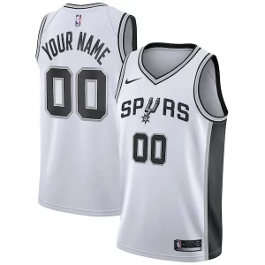San Antonio Spurs Nike Custom Swingman Jersey White Association Confortable Edition