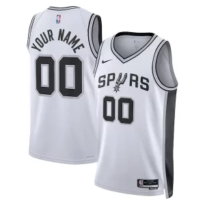 San Antonio Distingué Spurs Nike Unisex Swingman Custom Jersey White Association Edition