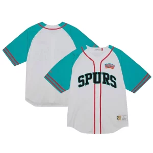 San Antonio Spurs Practice Magnifique Day Baseball Jersey White