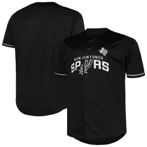 San Antonio Spurs Bold Profile Big & Tall Pop Jersey Black