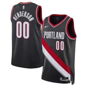 Scoot Henderson Portland Trail Captivant Blazers Nike Unisex 2023 NBA Draft Swingman Jersey Icon Edition Black