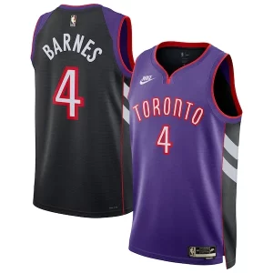 Scottie Barnes Toronto Raptors Exceptionnel Nike Unisex 2024/25 Swingman Jersey Purple Classic Edition