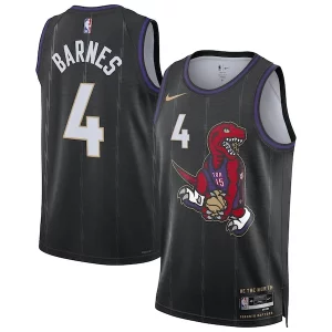 Scottie Barnes Toronto Raptors Nike Unisex 2024/25 Swingman Player Jersey City Edition Black Magnifique