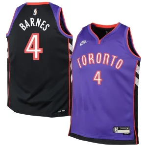 Scottie Barnes Toronto Raptors Stylish Nike Youth 2024/25 Swingman Jersey Purple Classic Edition