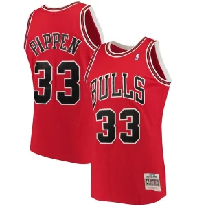 Scottie Pippen Chicago Bulls 1997/98 Big & Tall Vibrant Hardwood Classics Swingman Jersey Red