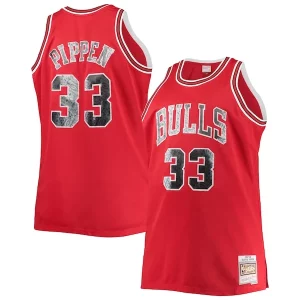 Scottie Pippen Chicago Sophistiqué Bulls Big & Tall 1997/98 NBA 75th Anniversary Diamond Swingman Jersey Red